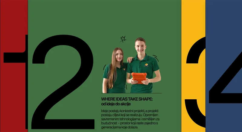 Savremena Gimnazija, campaign page detail.